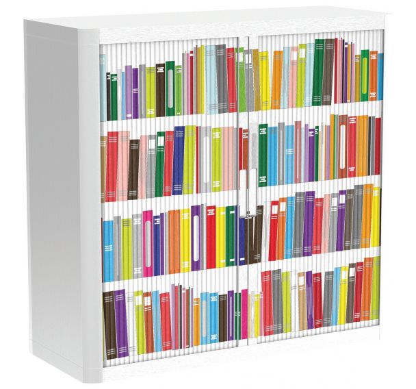 Armoire à rideaux personnalisée- Bibliothèque - EasyOffice
