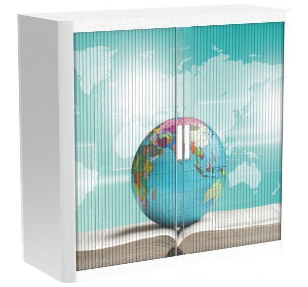 Armoire à rideaux personnalisée- Globe - EasyOffice
