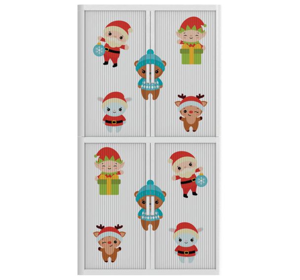 Armoire à rideaux personnalisée les petits lutins-EasyOffice