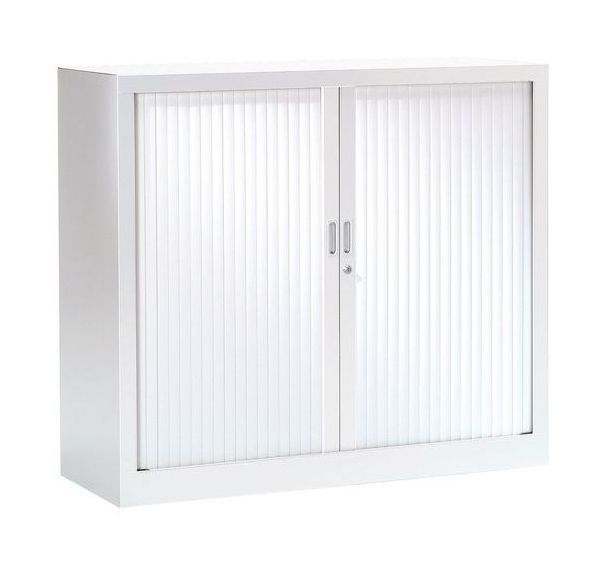 Armoire à rideaux unis haut 100 cm Vinco