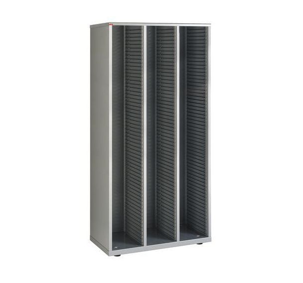 Armoire à tiroirs 3 colonnes Vide Silver