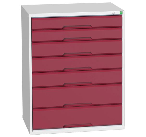 Armoire à tiroirs Verso - 1000mm - 7 tiroirs - Bott