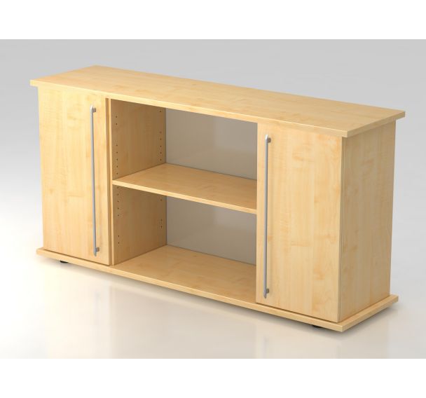 Armoire basse à portes SB - Poignée plastique-2 niveaux - Hammerbacher