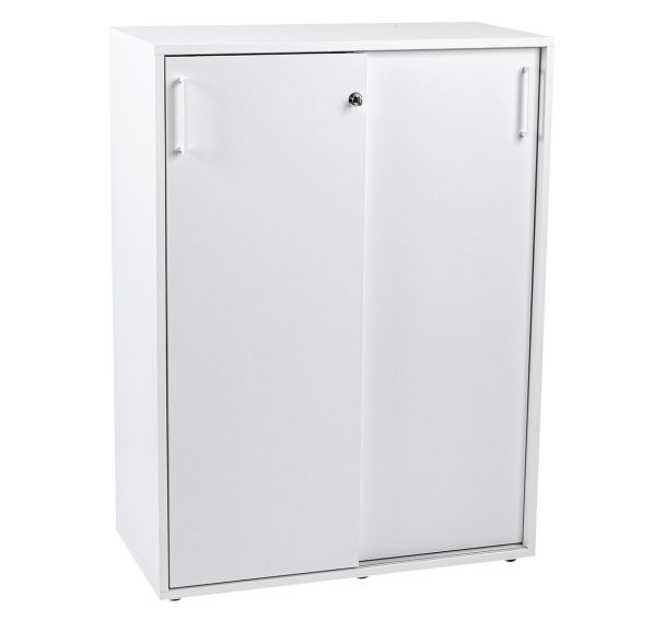 Armoire basse à portes coulissantes Misao - Manutan Expert