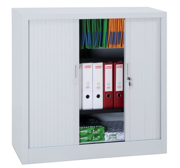 Armoire basse à rideaux en kit - Largeur 100 cm - Manutan Expert