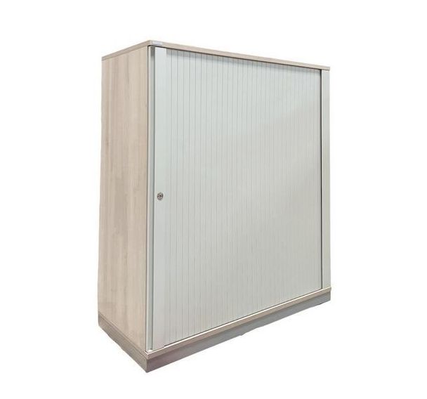 Armoire basse reconditionnée à rideaux - Sedus