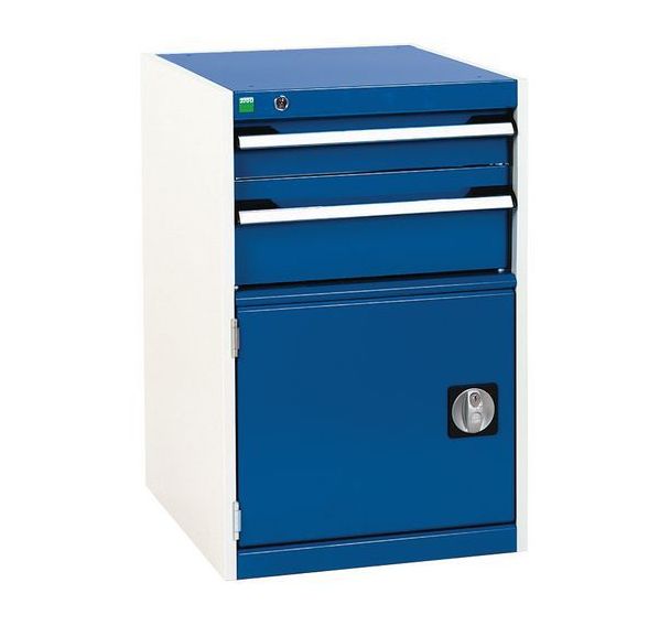 Armoire combinée 2 tiroirs Cubio SL 525x650x800mm - Bott