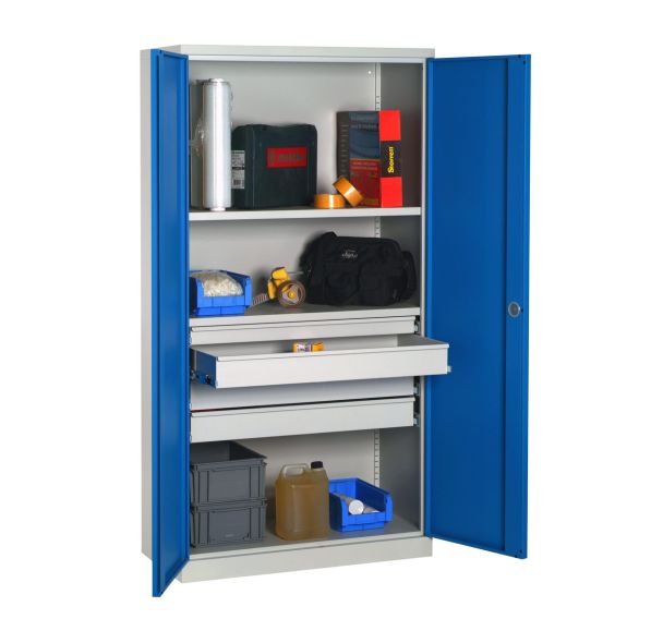 Armoire d'atelier 1950x1000mm - Anthracite - Sofame