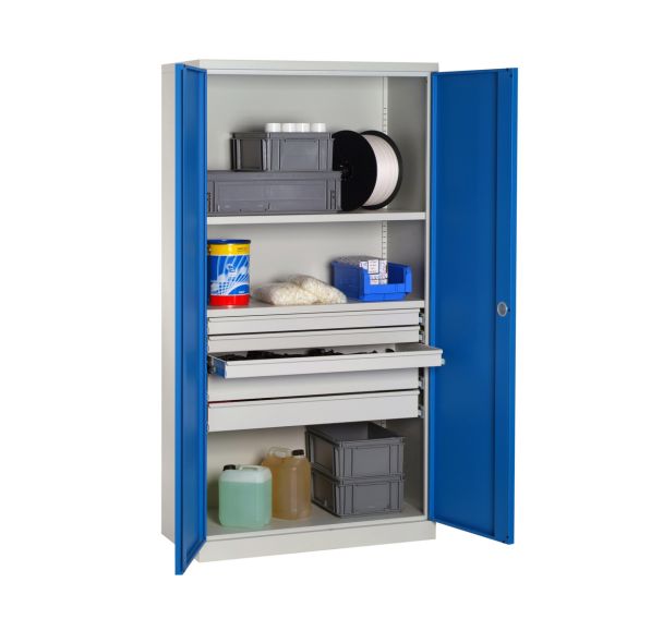 Armoire d'atelier 1950x1000mm - Gris - Sofame