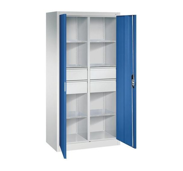 Armoire d'atelier CP-93 - Hauteur 195 cm, Nb de tiroirs : 4