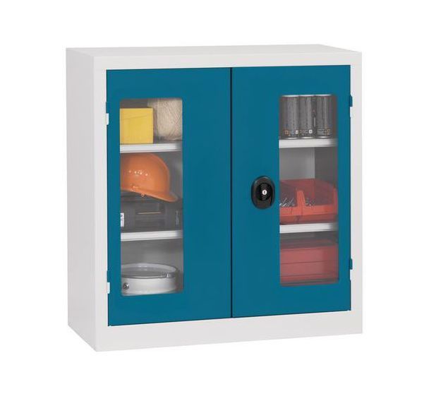 Armoire d'atelier à vitrine - Hauteur 100 cm