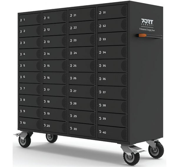 Chariot de charge 40 prises individuelles pour Notebooks