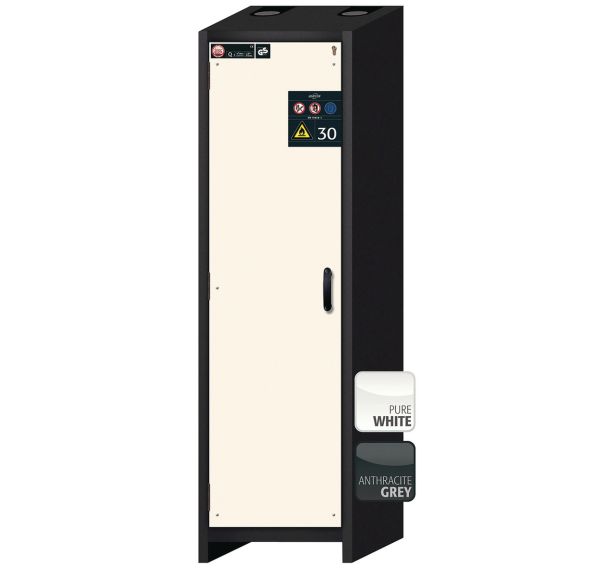 Armoire de sécurité Q-CLASSIC-30 Gris/Blanc RAL 9010 - asecos