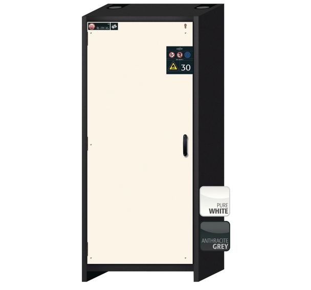Armoire de sécurité Q-CLASSIC-30 Gris/Blanc RAL 9010 - asecos