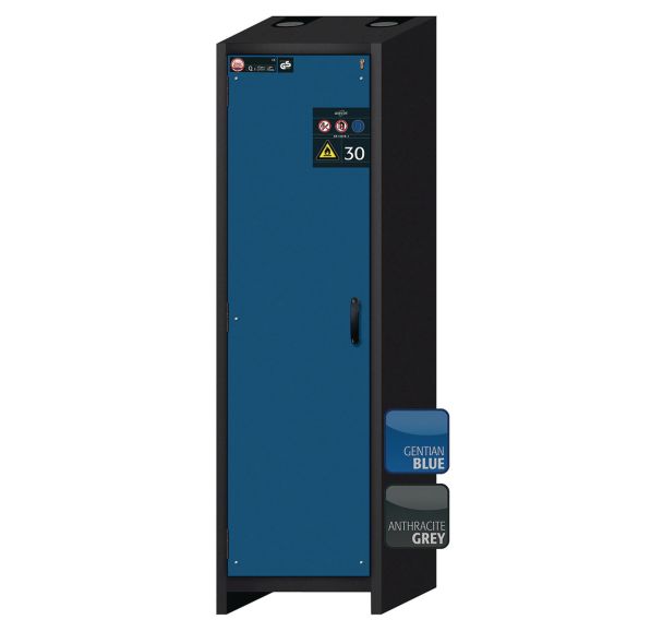 Armoire de sécurité Q-CLASSIC-30 Gris/Bleu RAL 5010 - asecos
