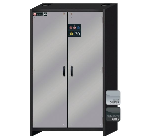 Armoire de sécurité Q-CLASSIC-30 Gris/asecos argent - asecos