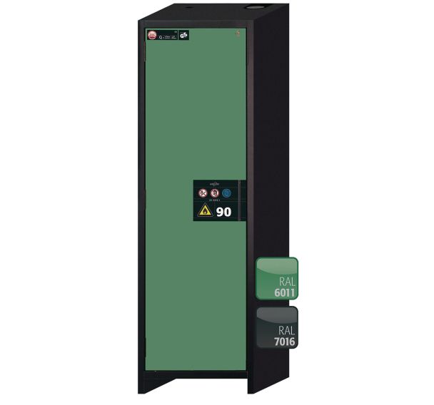 Armoire de sécurité Q-CLASSIC-90 Gris/Vert RAL 6011 - asecos