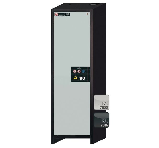 Armoire de sécurité Q-PEGASUS-90 Gris/Gris clair RAL 7035 - asecos
