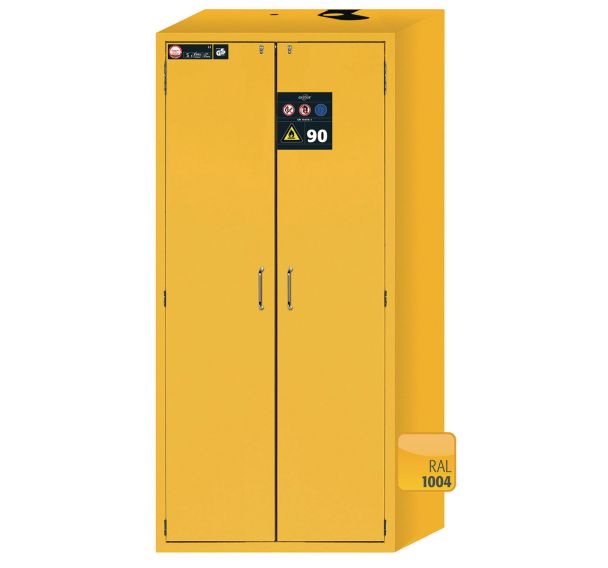 Armoire de sécurité S-CLASSIC-90 Jaune RAL 1004 - asecos