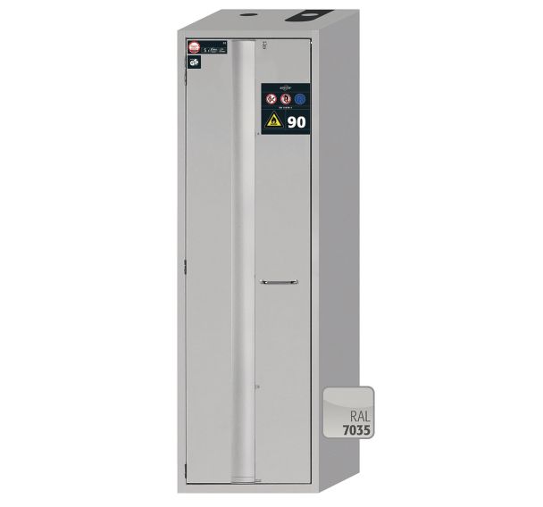 Armoire de sécurité S-PHOENIX Vol.2-90 Gris RAL 7035 - asecos