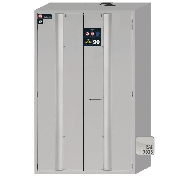 Armoire de sécurité S-PHOENIX Vol.2-90 Gris RAL 7035 - asecos