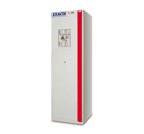 Armoire de sécurité anti-feu 90 min avec poignées ergonomiques - Gris