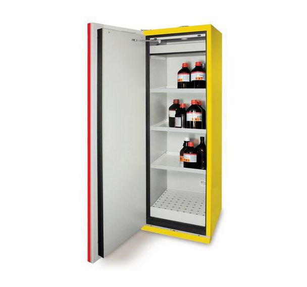Armoire de sécurité anti-feu 90 min avec poignées ergonomiques - Jaune