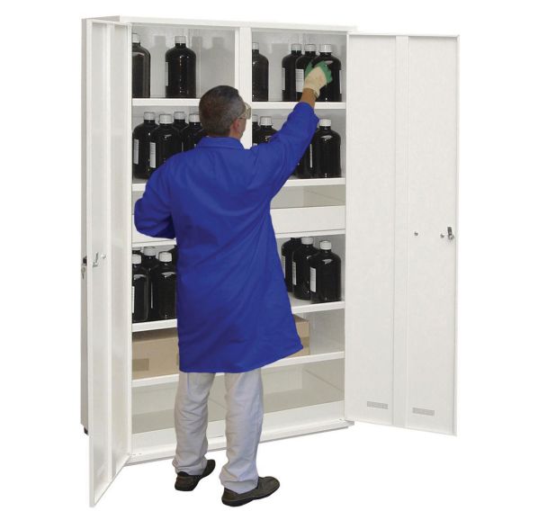 Armoire de sécurité multirisques avec portes pleines