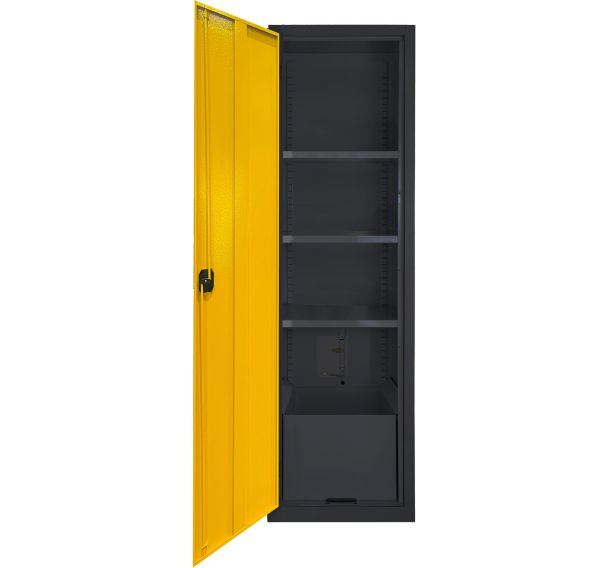 Armoire de sécurité pour batteries lithium-ion avec réservoir d'eau