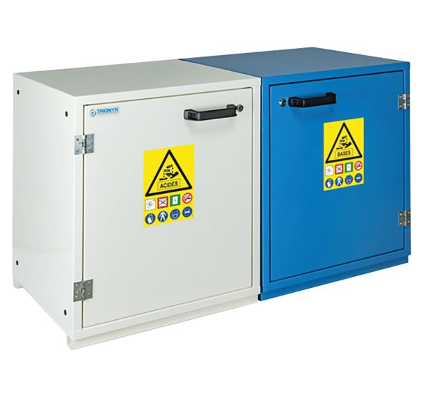 Armoire de sécurité ''sous paillasse'' 60 L Acides, Bases
