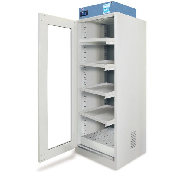 Armoire de sécurité ventilée 4 étagères coulissantes