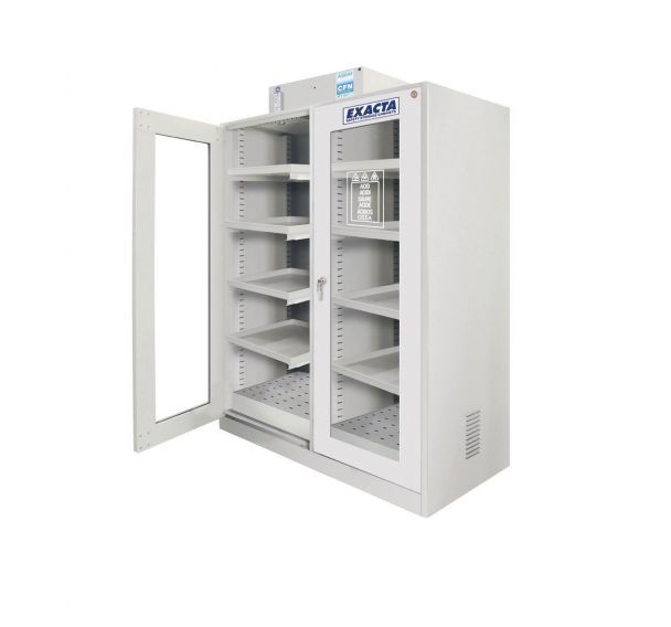 Armoire de sécurité ventilée 8 étagères fixes