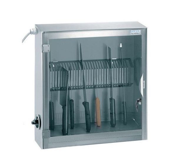 Armoire de stérilisation chêne pour 25 couteaux