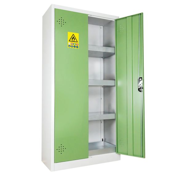 Armoire de sûreté 300L, 2 portes, pour produits dangereux - Trionyx