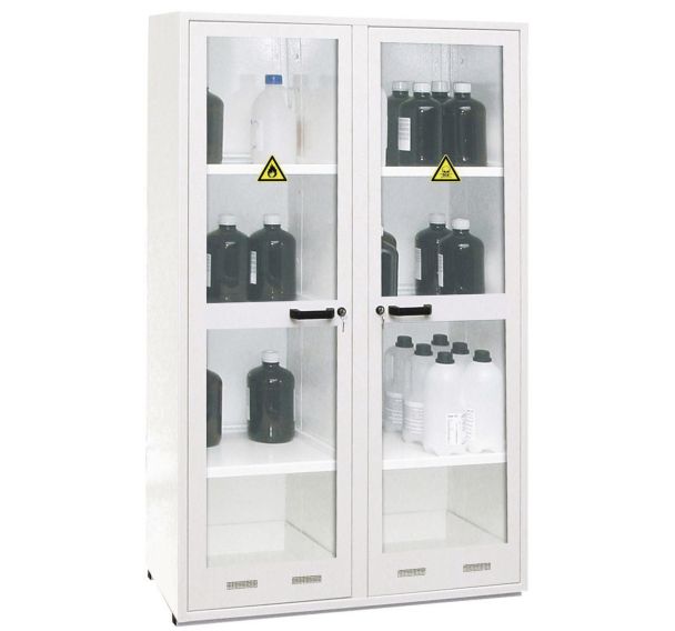 Armoire de sureté multirisques avec portes vitrées