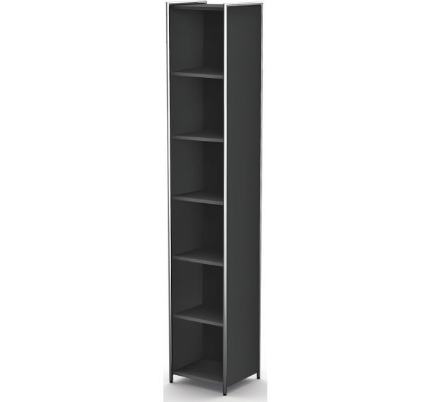 Armoire etroite - Artline - L 410 x P 380 x H 2200 mm, 6 etageres