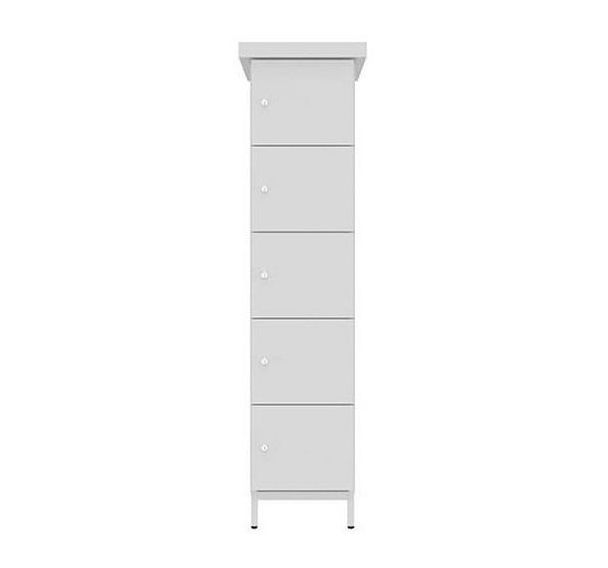 Armoire extérieure électrifiée 5 casiers rechargement batterie - Akaze
