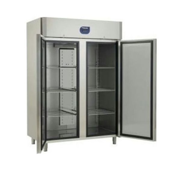 Armoire froid négatif deux portes vitrées Ht 190/220cm roulettes reconditionnée