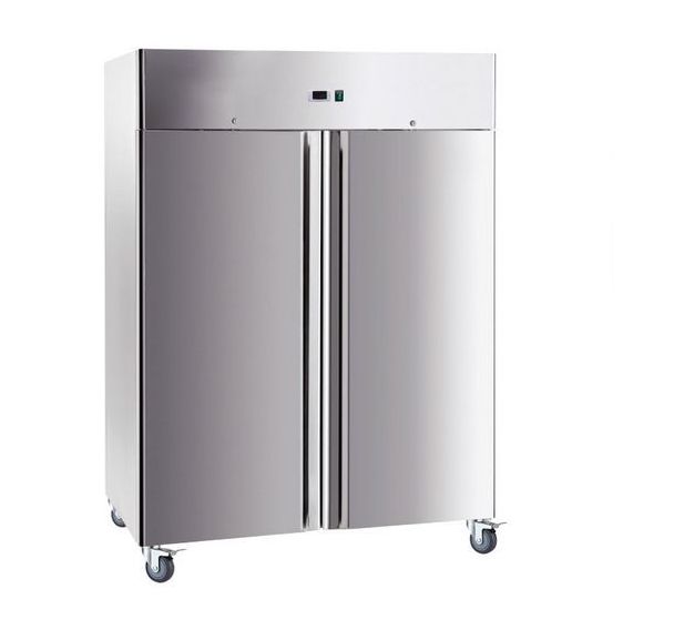 Armoire froid positif deux portes Ht 190/220cm roulettes reconditionnée