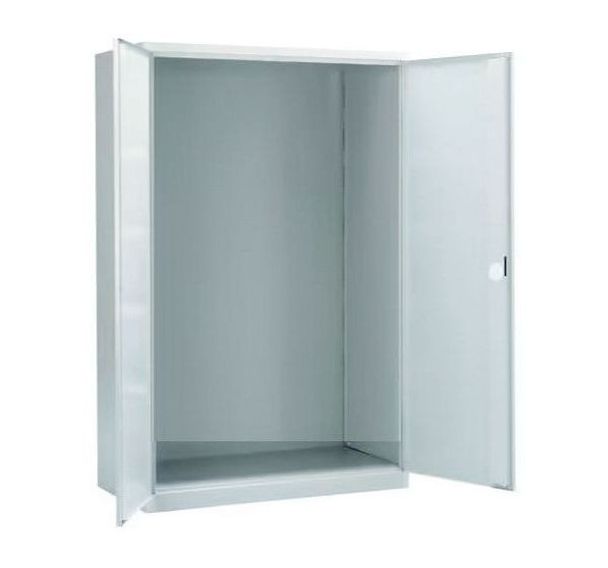 Armoire grand volume monobloc coloris gris