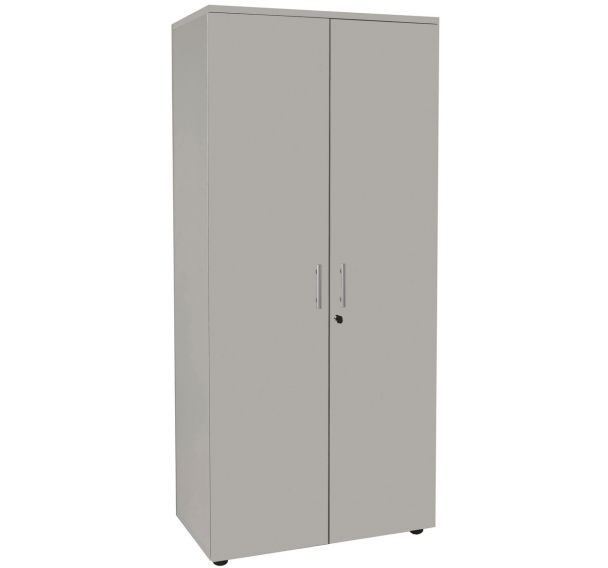 Armoire haute 2 portes battantes 180 cm Linéo Simmob