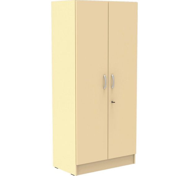 Armoire haute Octet portes battantes socle panneau-Manutan Expert