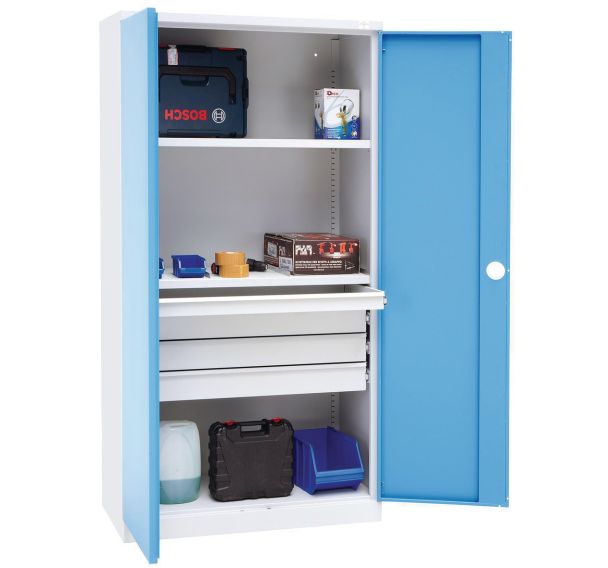 Armoire haute SF1 avec tiroirs - Manutan Expert