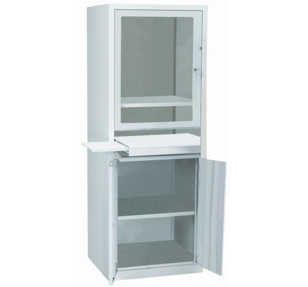 Armoire informatique 650x1750x550 mm 7035 Gris clair