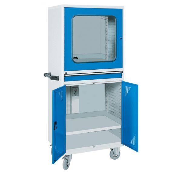 Armoire informatique mobile H:171 Pour:Desktop