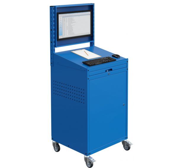 Armoire informatique mobile fermée Modulinfo - Sofame