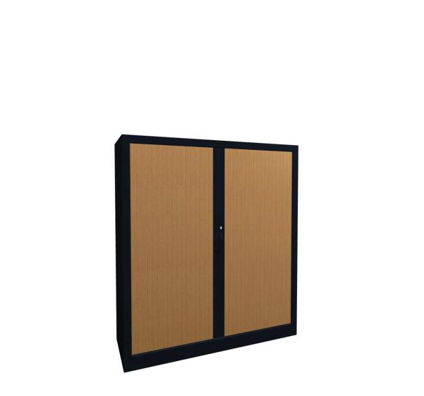 Armoire métal Classique hauteur 135 cm rideaux PVC classé au feu M1 Acial