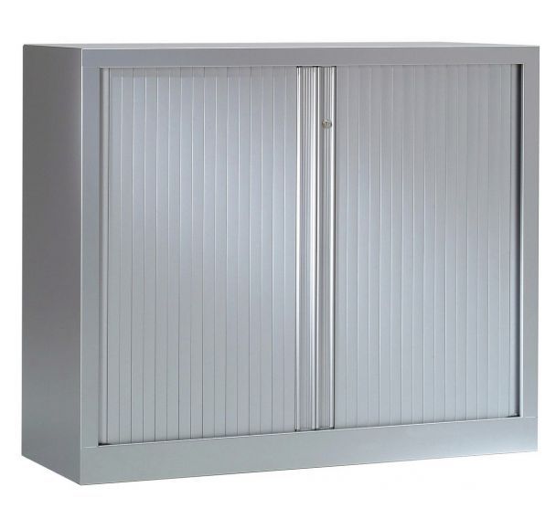 Armoire métal Luxe l.120 cm rideaux à préhension hauteur totale Vinco