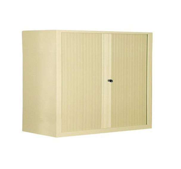 Armoire métal Luxe l. 100 cm rideaux à préhension hauteur totale Vinco