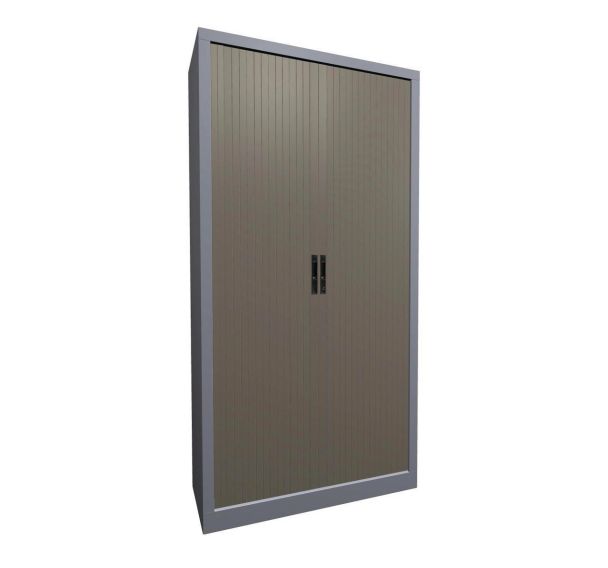 Armoire métal rideaux PVC lame terminale recouverte hauteur 198 cm Acial